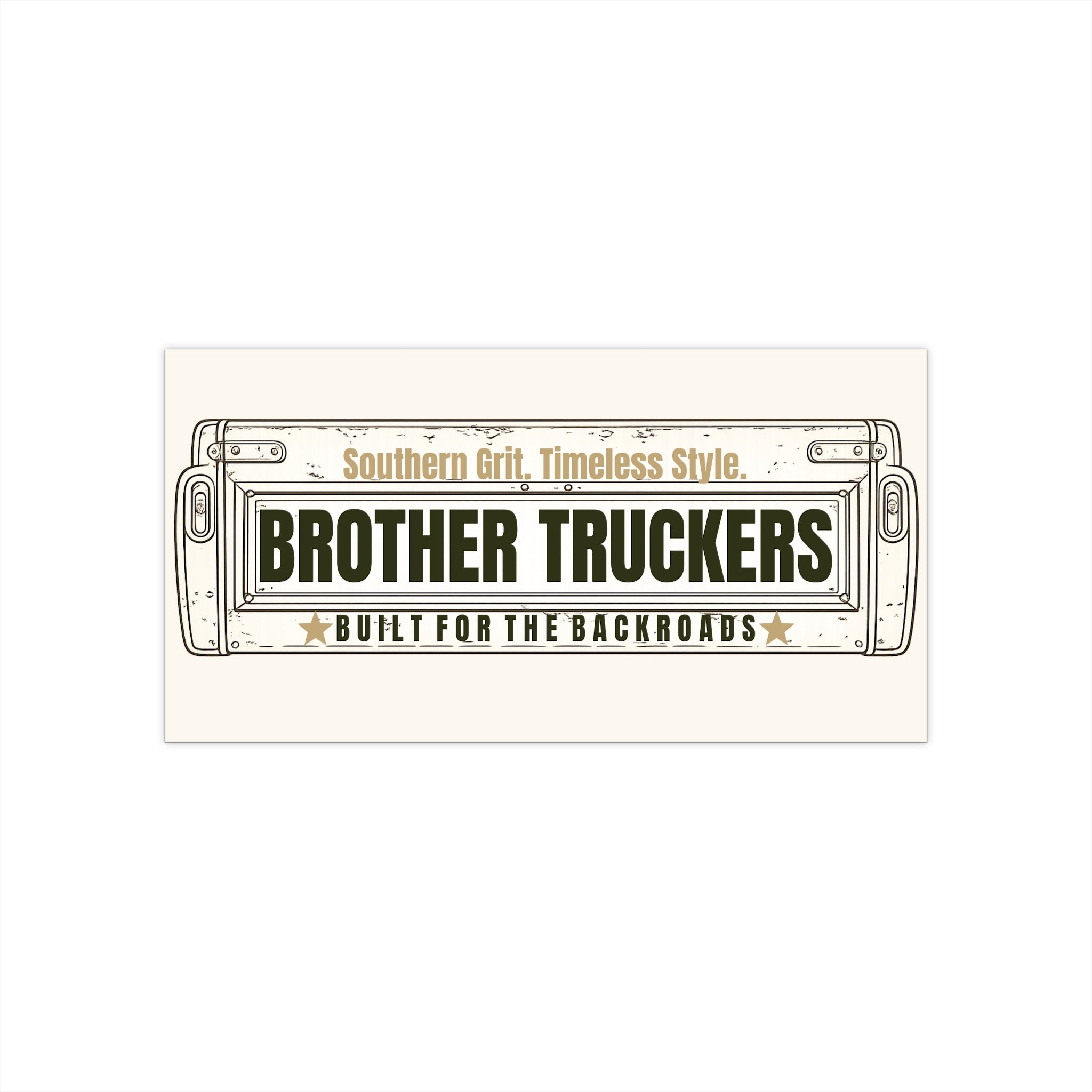 Brother Truckers Tailgate Bumper Sticker